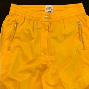 Yellow U O Track Pant